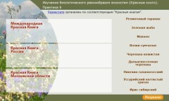 Изучение биологического разнообразия экосистем (Красные книги). Практика 5